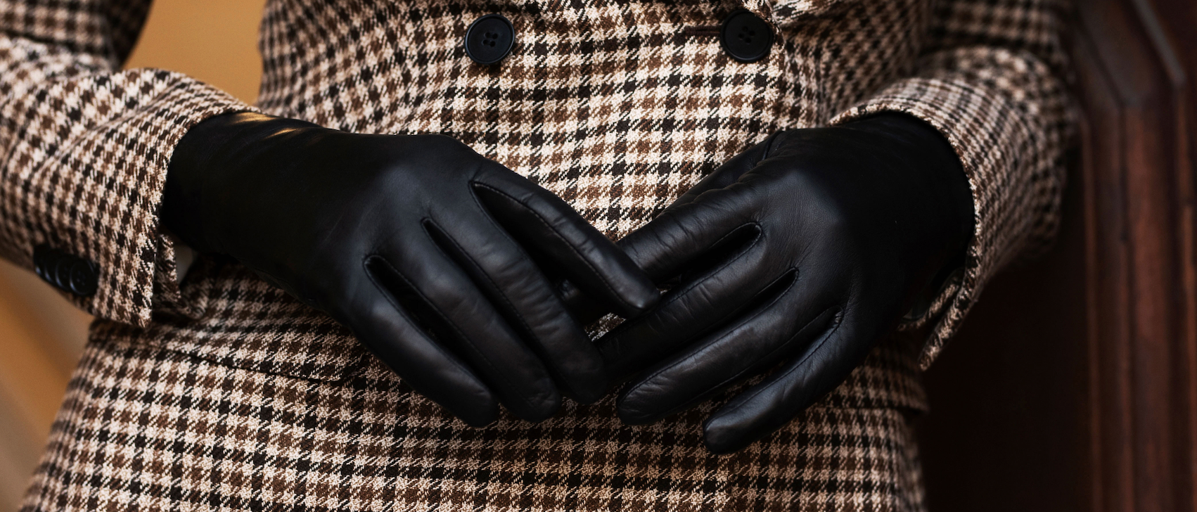 Formal leather gloves sales