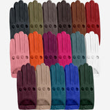 Classic Italian lambskin leather driving gloves - Fratelli Orsini - Luxury Leather Gloves - Handmade in Italy - 1