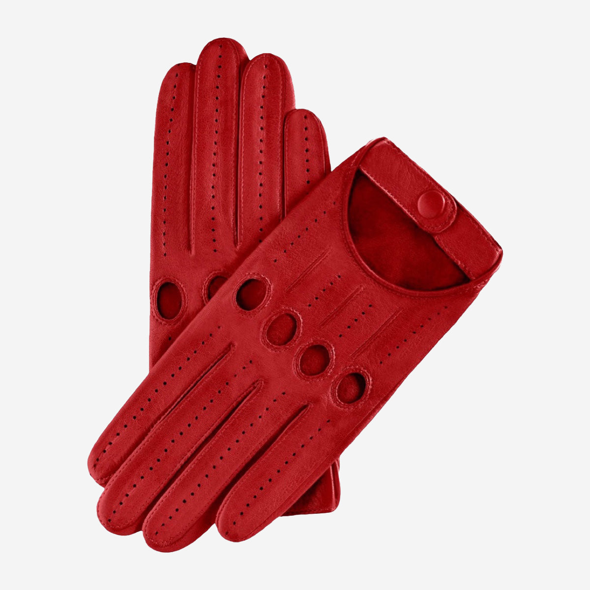 Autohandschuhe Klassisch Damen Rot