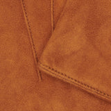 Angelo (cognac) - suede leather gloves with luxurious cashmere lining - Fratelli Orsini - Luxury Leather Gloves - Handmade in Italy - 3