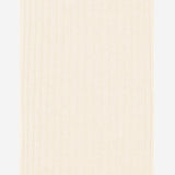 Napoli (cream) - 100% cashmere ribbed scarf (unisex) - Fratelli Orsini - Luxury Cashmere Scarf - Handmade in Italy - 3