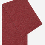 Riccardo (red & grey) - 100% cashmere scarf with pattern - Fratelli Orsini - Luxury Cashmere Scarf - Handmade in Italy - 1