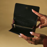Costanza (green) - Italian calf leather women’s wallet