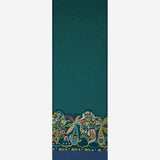 Edoardo (dark green) - soft and lightweight Italian scarf from 100% wool - Fratelli Orsini - Luxury Italian Scarf - Handmade in Italy - 3