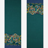 Edoardo (dark green) - soft and lightweight Italian scarf from 100% wool - Fratelli Orsini - Luxury Italian Scarf - Handmade in Italy - 4