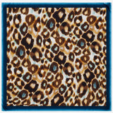 Bruna (blue)- soft and lightweight Italian foulard from pure silk - Fratelli Orsini - Luxury Italian Scarf - Handmade in Italy - 2