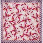 Bruna (pink)- soft and lightweight Italian foulard from pure silk - Fratelli Orsini - Luxury Italian Scarf - Handmade in Italy - 2