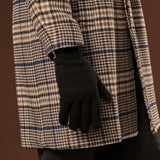 Luciano (black) - Handmade Italian knitted wool gloves with luxurious cashmere lining - Fratelli Orsini - Luxury Leather Gloves - Handmade in Italy - 7