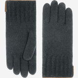 Luciano (grey) - Handmade Italian knitted wool gloves with luxurious cashmere lining - Fratelli Orsini - Luxury Wool Gloves - Handmade in Italy - 1