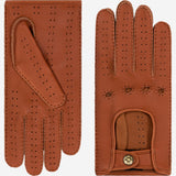 Maria (brown) - Italian driving gloves made of American deerskin leather - Fratelli Orsini - Luxury Driving Gloves - Handmade in Italy - 1