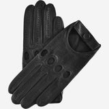 Mario (black) - Italian lambskin leather driving gloves & touchscreen feature - Fratelli Orsini - Luxury Driving Gloves - Handmade in Italy - 1