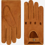 Raffaella (brown) – Luxurious Italian peccary driving gloves - Fratelli Orsini - Luxury Leather Gloves - Handmade in Italy - 1