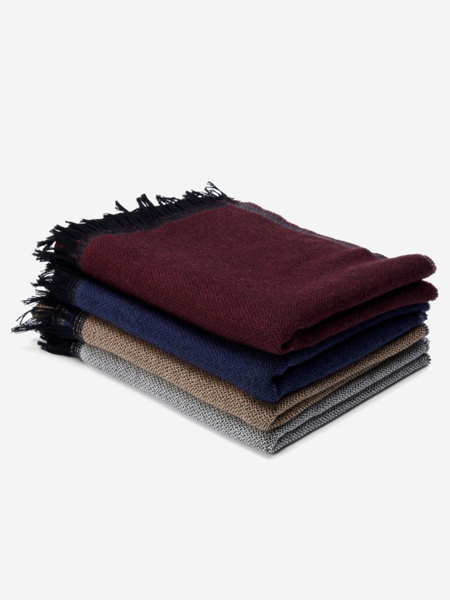 Warm and soft scarf from 100% wool - Fratelli Orsini - Luxury Wool Scarf - Handmade in Italy - 1