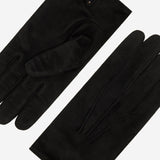 Silvia (black) - suede leather gloves with luxurious cashmere lining - Fratelli Orsini - Luxury Leather Gloves - Handmade in Italy - 4