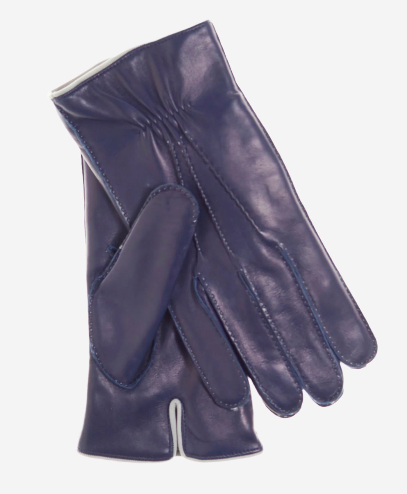 CL3505 (blue) - Men's Italian Handsewn Shearling Gloves - Leather Gloves Online - Luxury Leather Gloves - 1