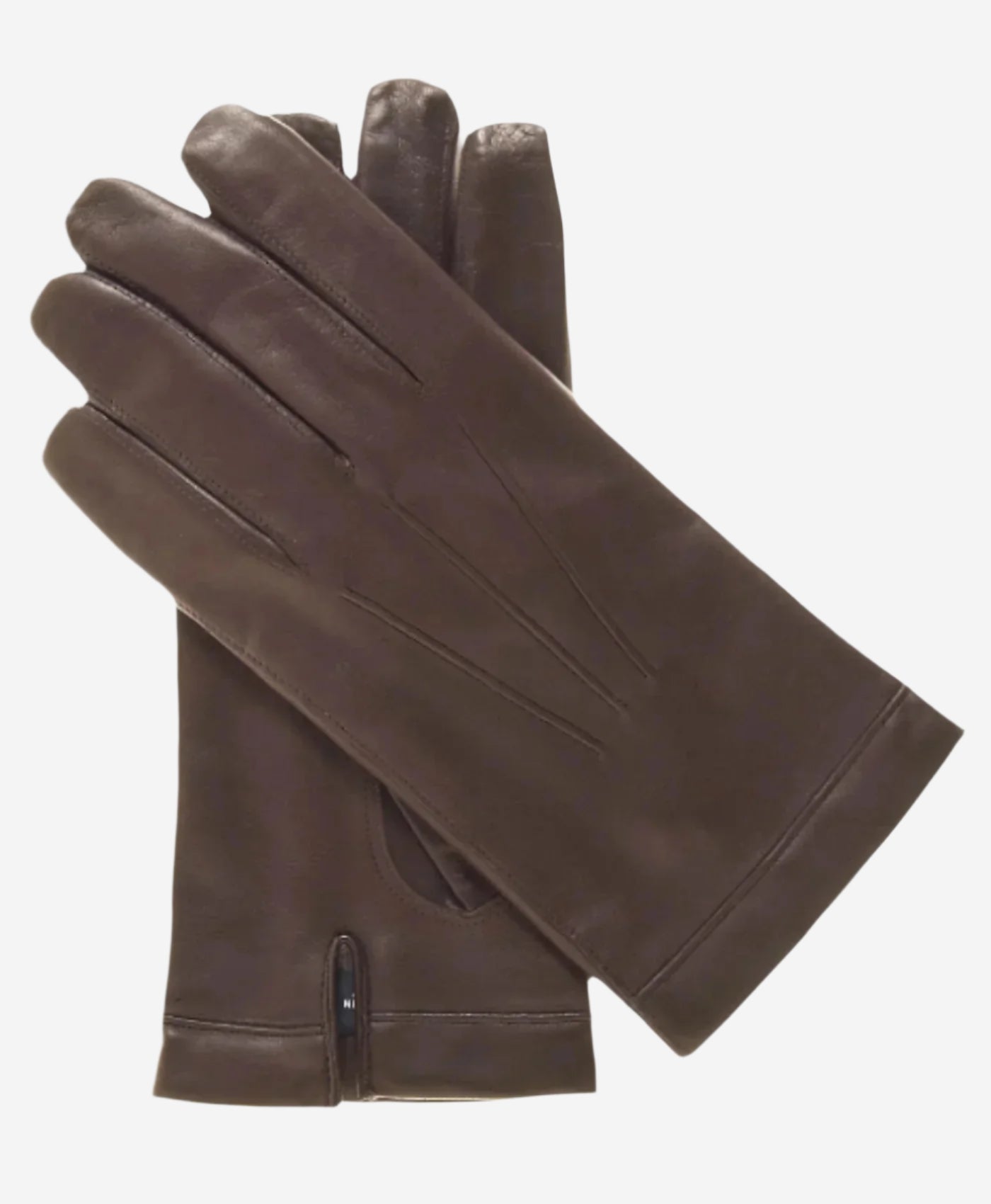 CX3350 (brown) - Men's Cadet Size Wool Lined Leather Gloves- Leather Gloves Online - Luxury Leather Gloves - 1