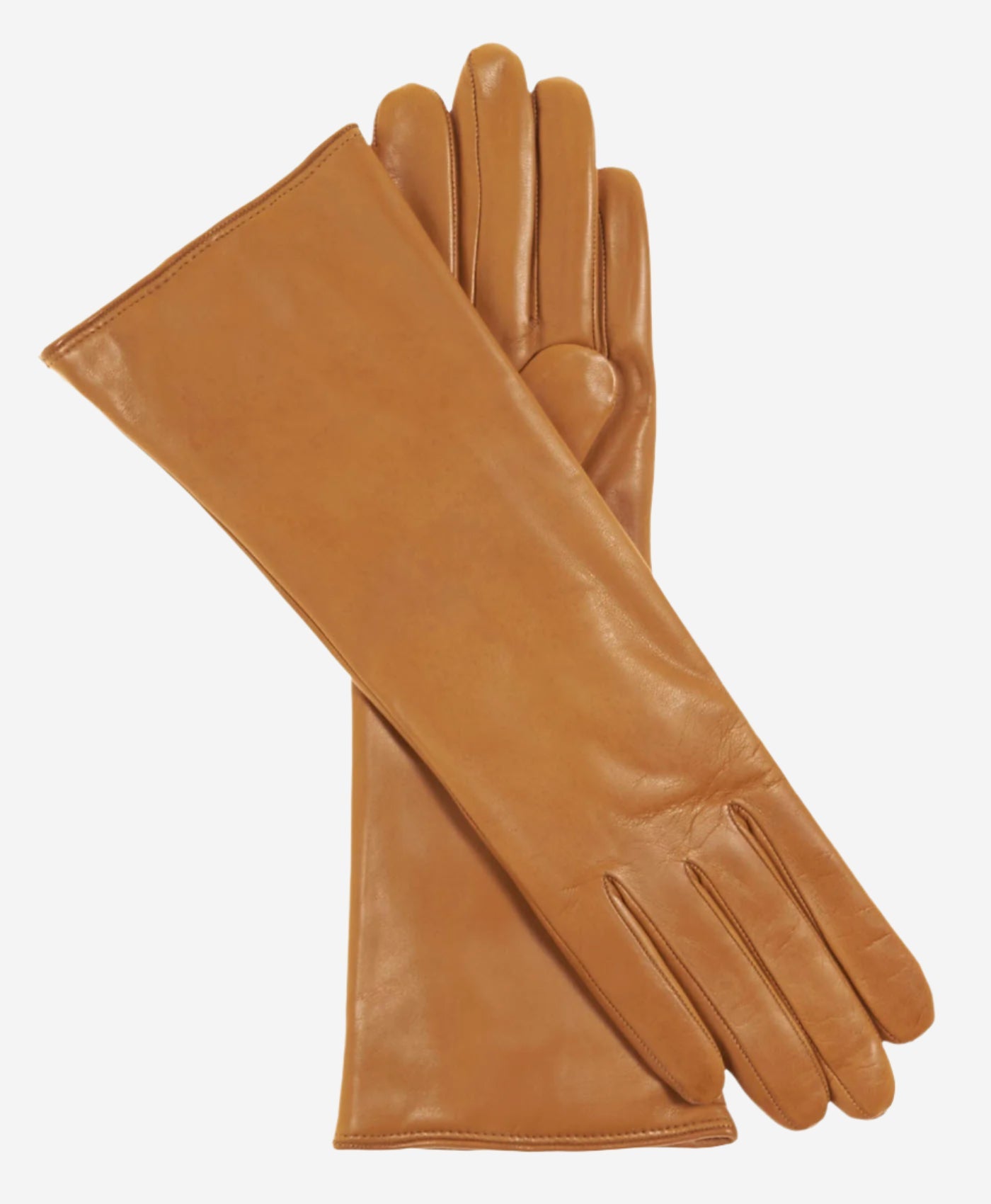 FC02W4 (calf) - Italian "4 Button Length" Cashmere Lined Leather Gloves - Leather Gloves Online - Luxury Leather Gloves - 1