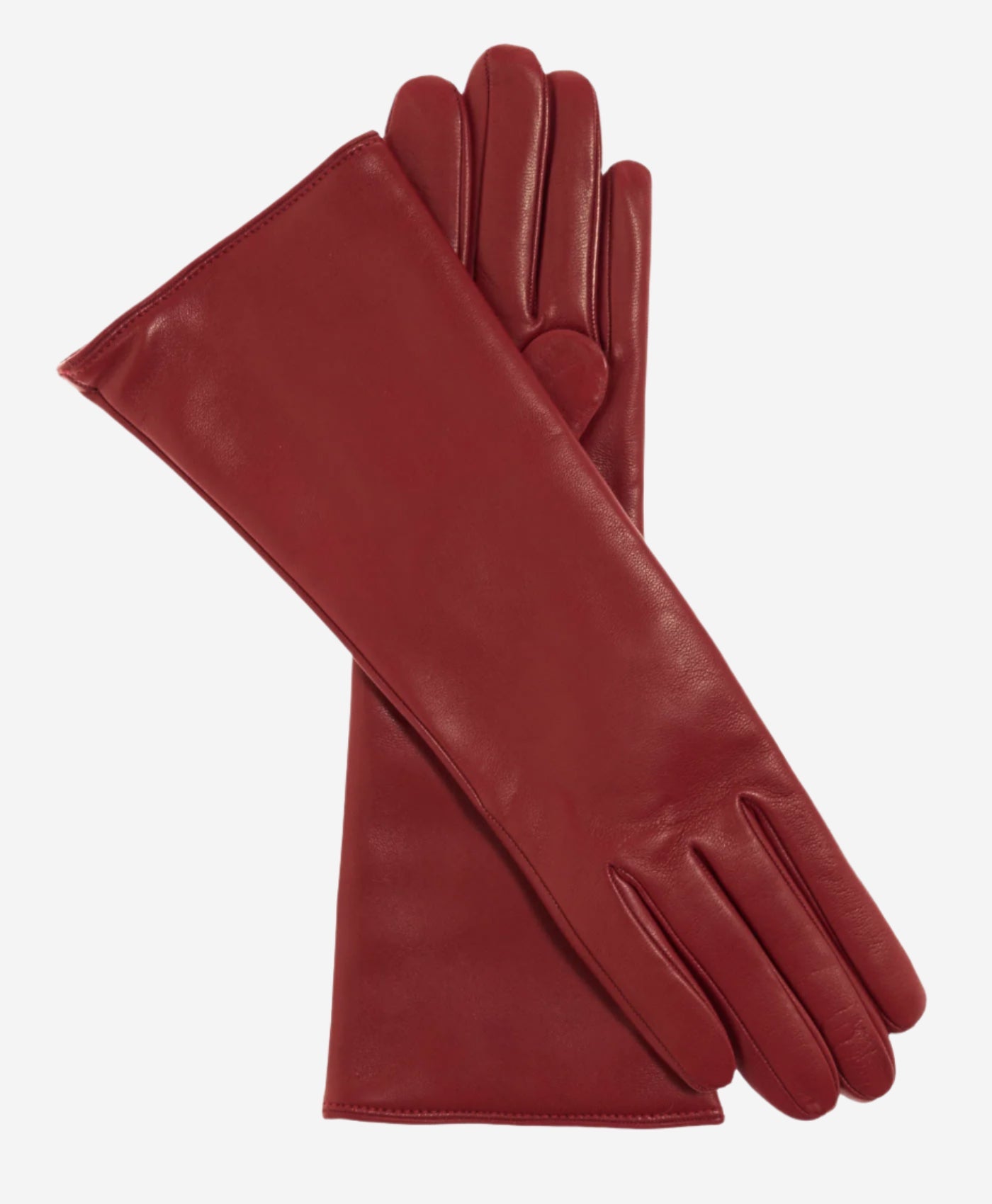 FC02W4 (claret) - Italian "4 Button Length" Cashmere Lined Leather Gloves - Leather Gloves Online - Luxury Leather Gloves - 1