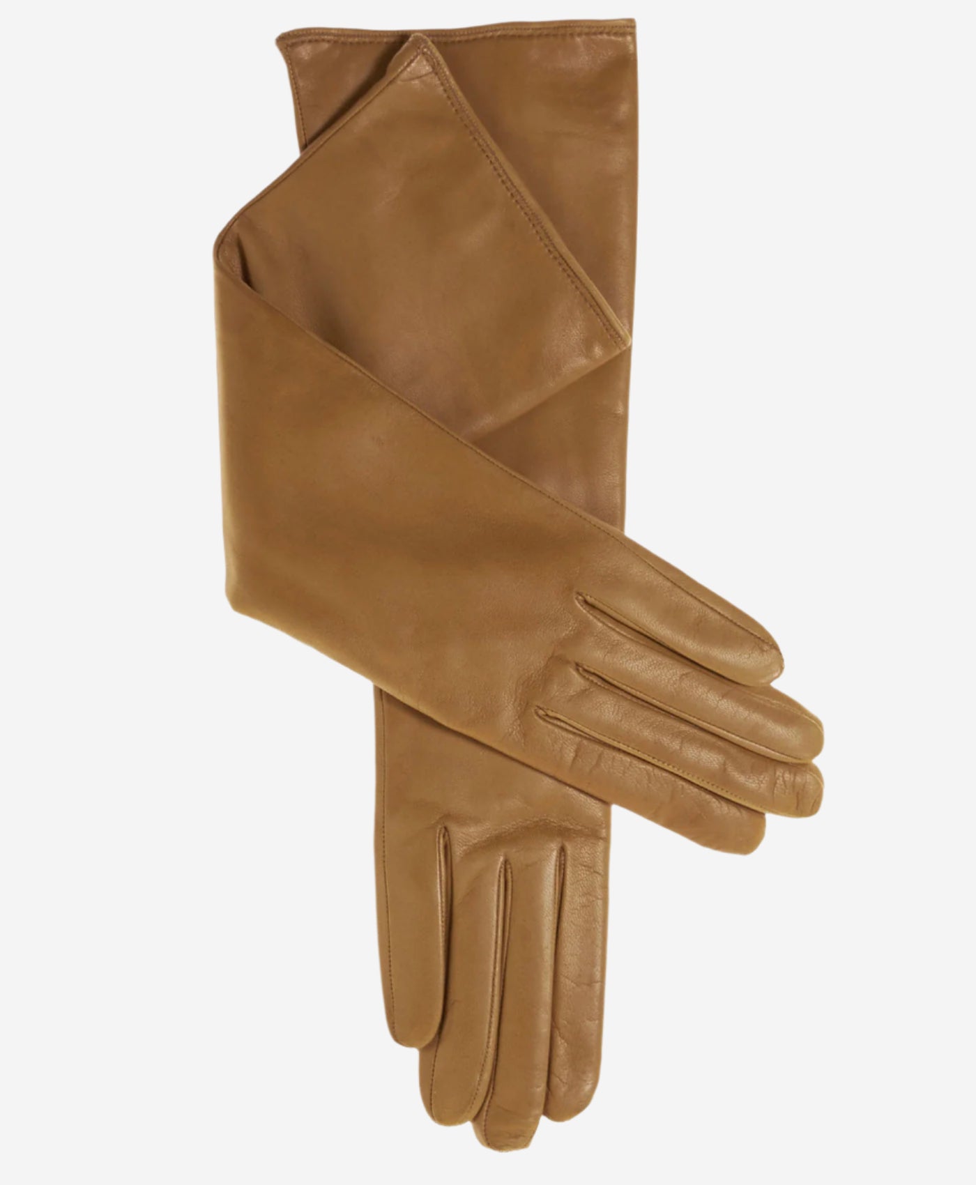 FC02W8 (vac) - Italian "8 Button Length" Cashmere Lined Leather Gloves - Leather Gloves Online - Luxury Leather Gloves - 1