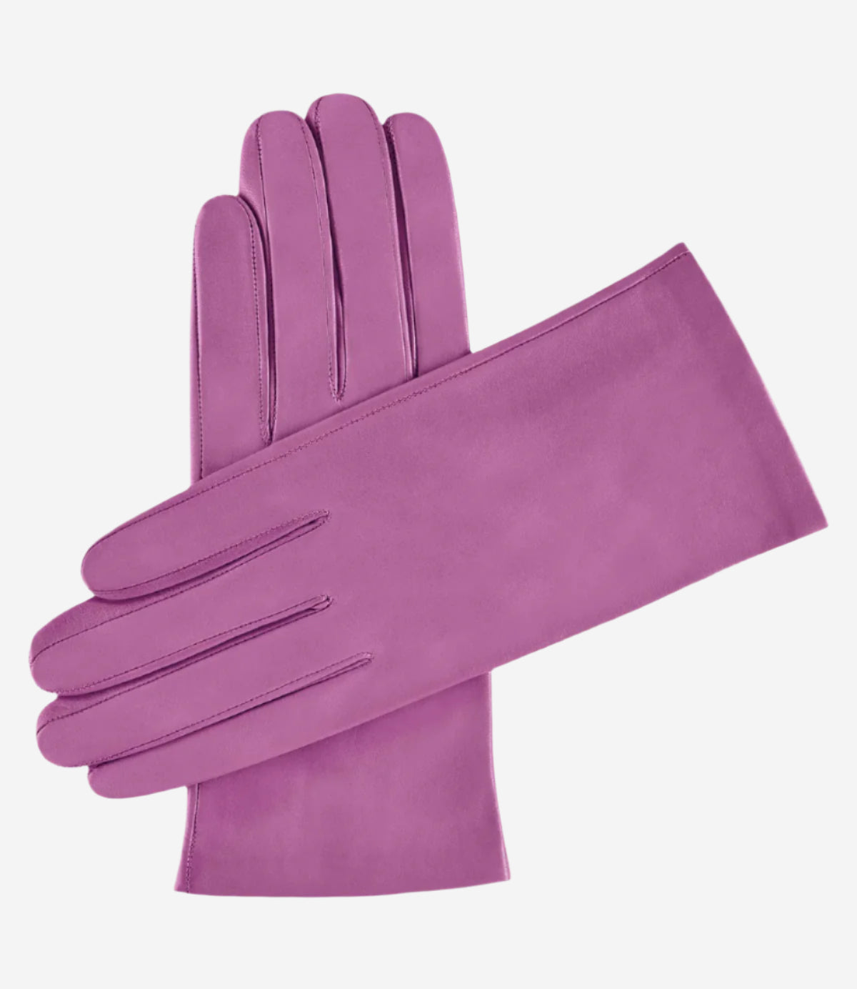 Sofia (purple) - Italian lambskin leather gloves with silk lining - Leather Gloves Online - Luxury Leather Gloves - 1