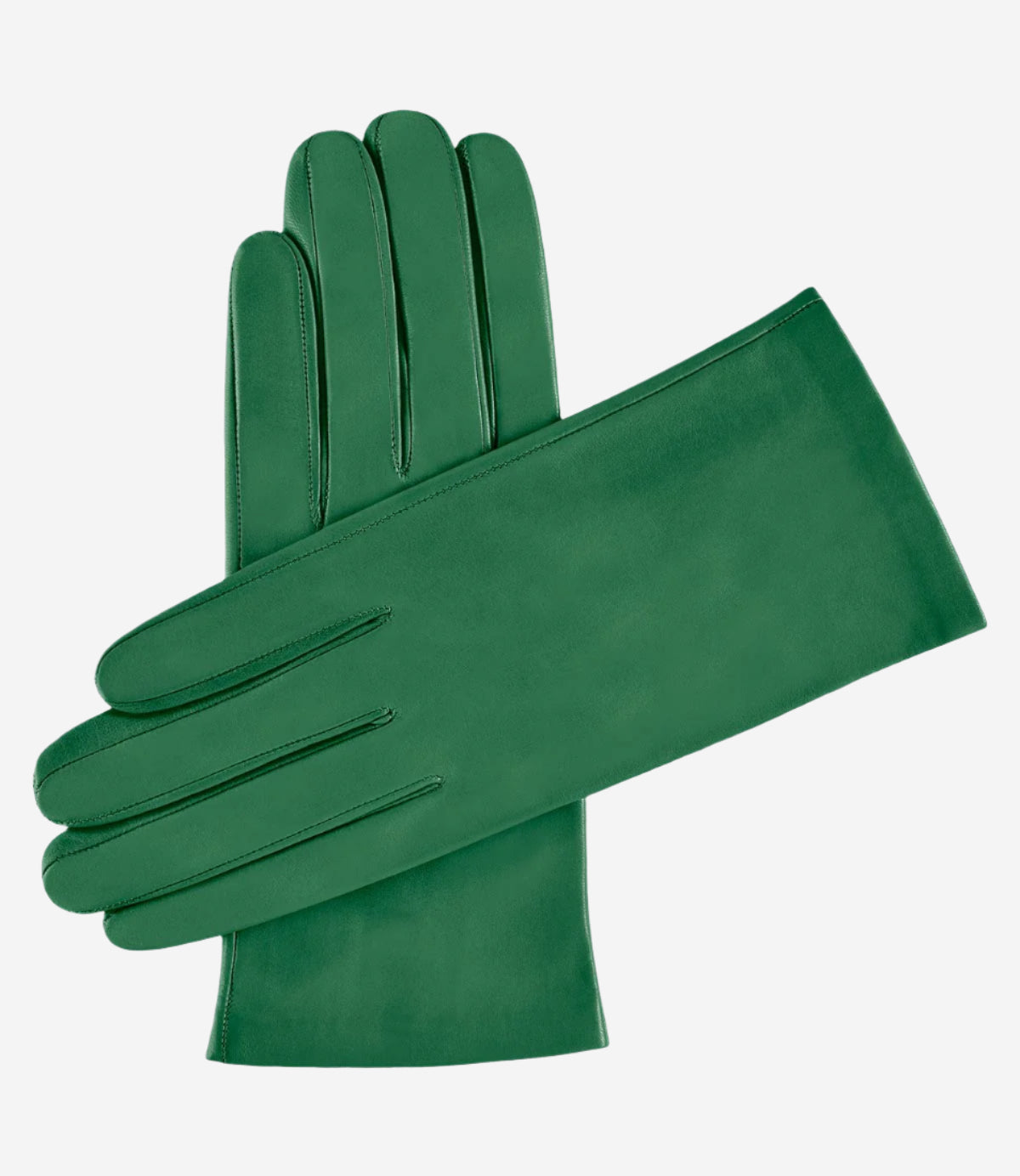 Sofia (olive) - Italian lambskin leather gloves with silk lining - Leather Gloves Online - Luxury Leather Gloves - 2