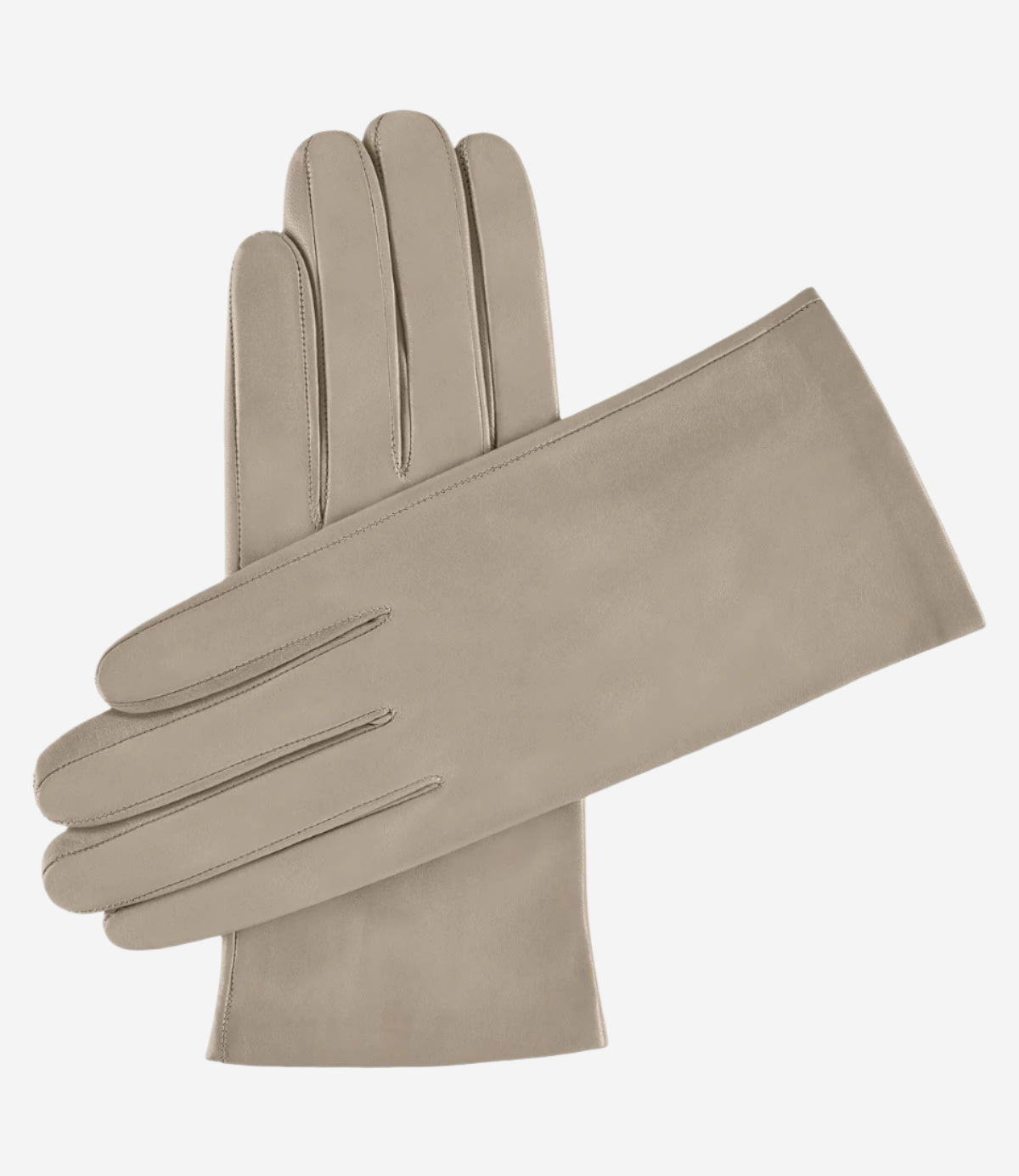 Sofia (cashew) - Italian lambskin leather gloves with silk lining - Leather Gloves Online - Luxury Leather Gloves - 1