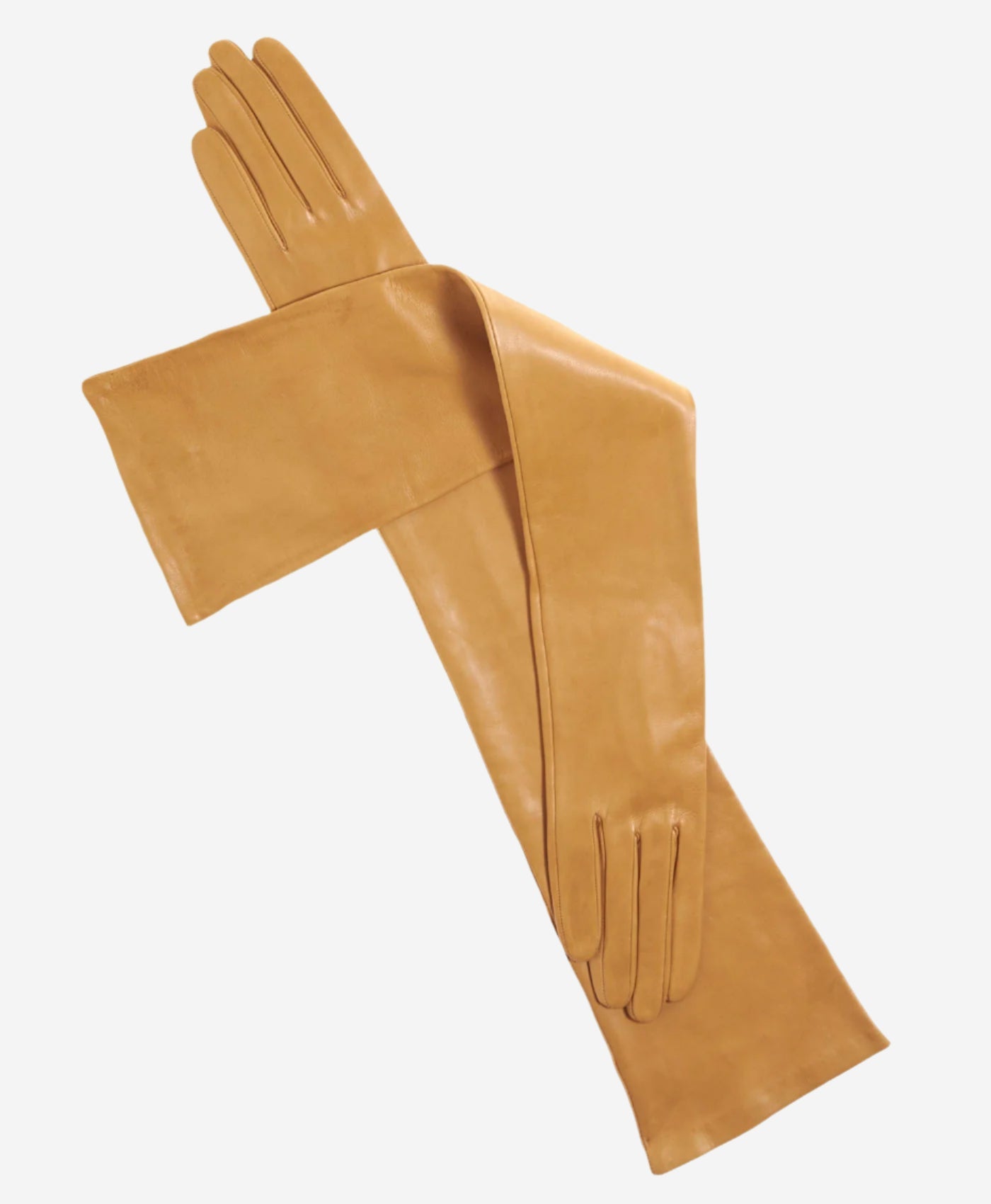 FS15W16 (vac) - Italian Silk Lined Opera Leather Gloves - 16-Button Length - Leather Gloves Online - Luxury Leather Gloves - 1