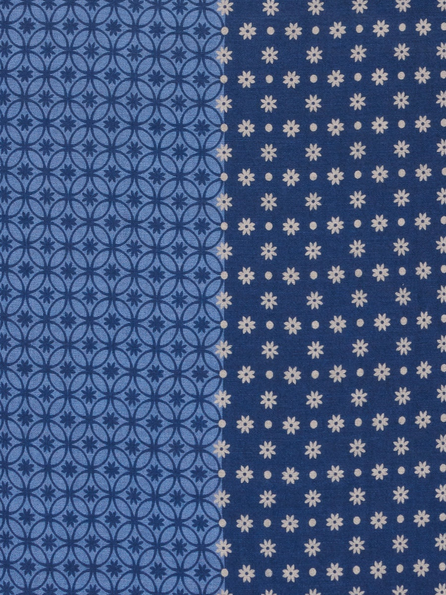 Andrea (blue) - soft and lightweight Italian scarf from 100% wool - Fratelli Orsini - Luxury Italian Scarf - Handmade in Italy - 5