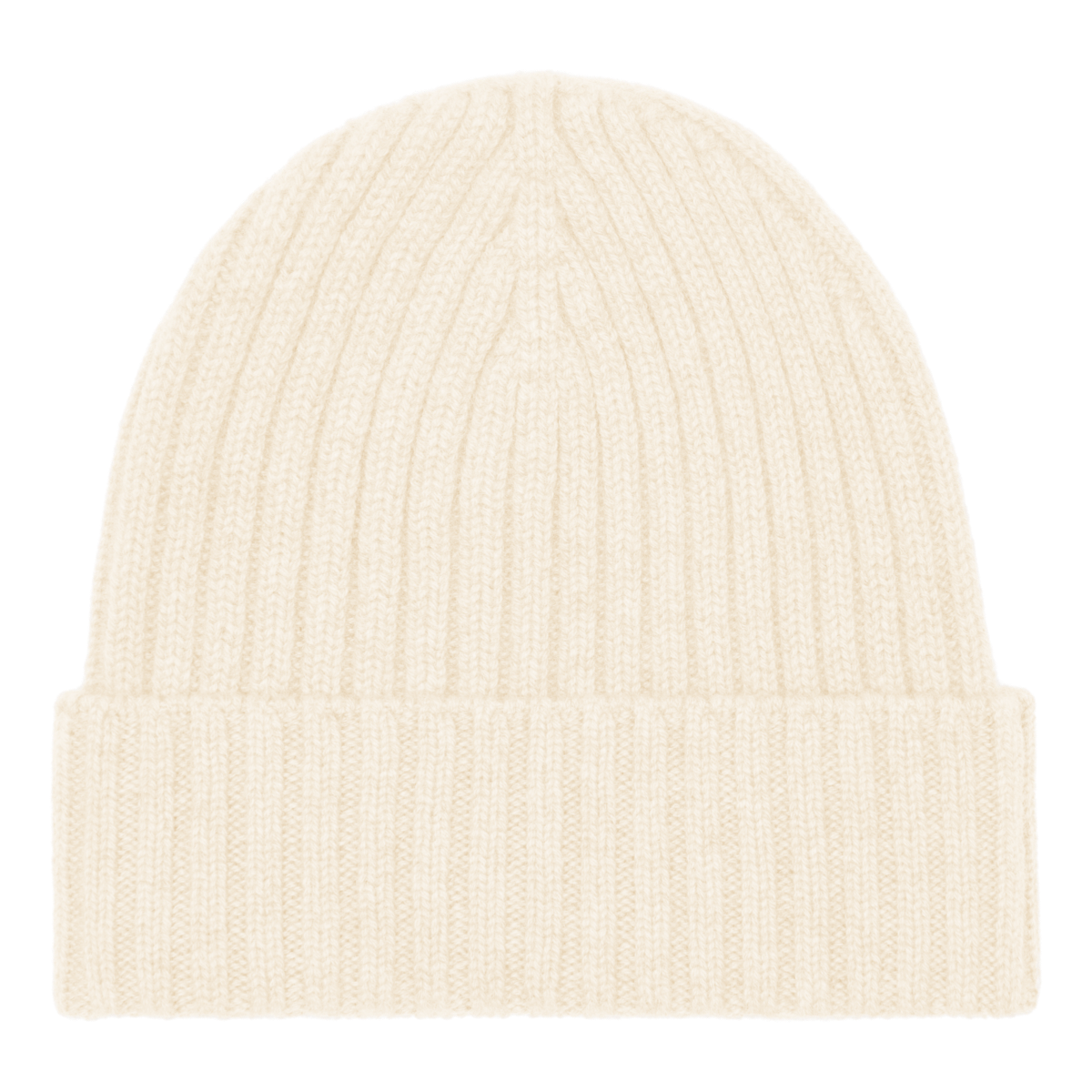 Cashmere Beanie Cream Made in Italy Fratelli Orsini