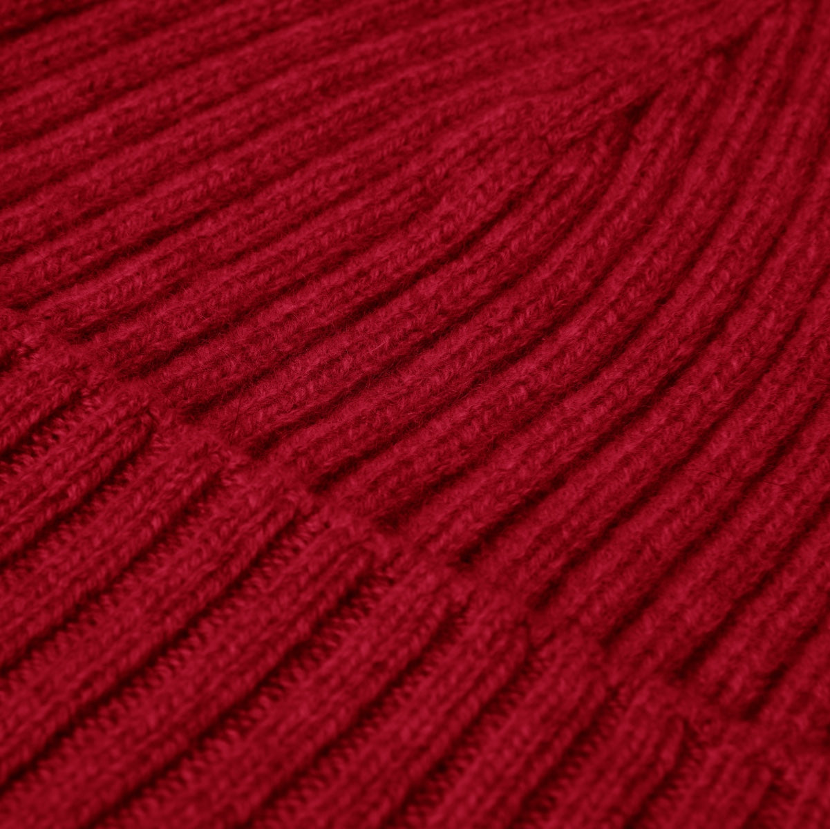 Milano (red) - 100% cashmere ribbed beanie (unisex) - Fratelli Orsini - Luxury Beanie - Handmade in Italy - 3