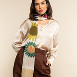 Evelina (yellow) - soft and lightweight Italian scarf from premium wool - Fratelli Orsini - Luxury Italian Scarf - Handmade in Italy - 8