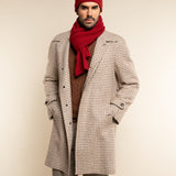 Napoli (red) - 100% cashmere ribbed scarf (unisex) - Fratelli Orsini - Luxury Cashmere Scarf - Handmade in Italy - 16