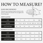 Size Chart Leather Gloves