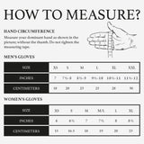 Size Chart Leather Gloves