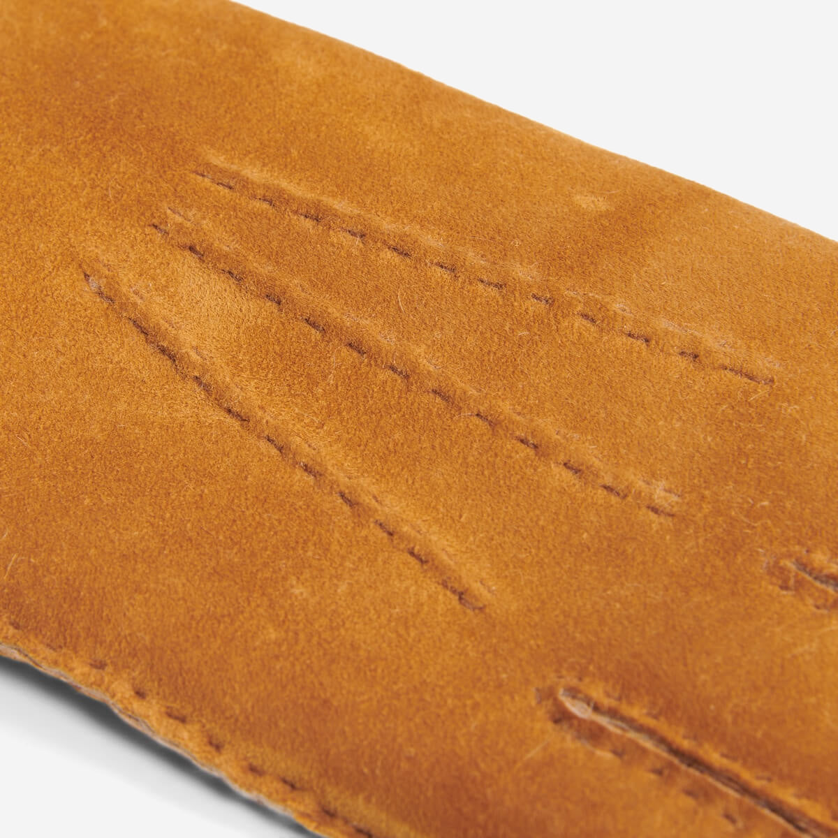 Beatrice  - Italian suede leather gloves with luxurious natural sheep fur lining- Fratelli Orsini - Luxury Leather Gloves - Handmade in Italy - 4