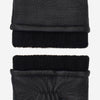 Vittoria (black) - Italian gloves made of American deerskin leather with cashmere lining - Fratelli Orsini - Luxury Leather Gloves - Handmade in Italy - 6