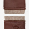 Vittoria (brown) - Italian gloves made of American deerskin leather with cashmere lining - Fratelli Orsini - Luxury Leather Gloves - Handmade in Italy - 6