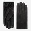 Aldo (Schwarz) - Italienische Lammlederhandschuhe mit Lammwollfutter & Touchscreen-Funktion