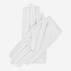 Alessa (white) - Classic Italian lambskin leather driving gloves