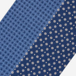 Andrea (blue) - soft and lightweight Italian scarf from 100% wool - Fratelli Orsini - Luxury Italian Scarf - Handmade in Italy - 4