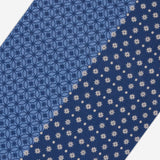 Andrea (blue) - soft and lightweight Italian scarf from 100% wool - Fratelli Orsini - Luxury Italian Scarf - Handmade in Italy - 4