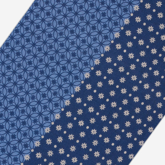 Andrea (blue) - soft and lightweight Italian scarf from 100% wool - Fratelli Orsini - Luxury Italian Scarf - Handmade in Italy - 4