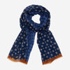 Andrea (blue) - Soft and lightweight Italian scarf from 100% wool