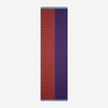 Andrea (red/blue) - Soft and lightweight Italian scarf from 100% wool