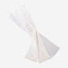 Angelina (ivory) - Italian silk lined 12-button length leather bridal / opera gloves