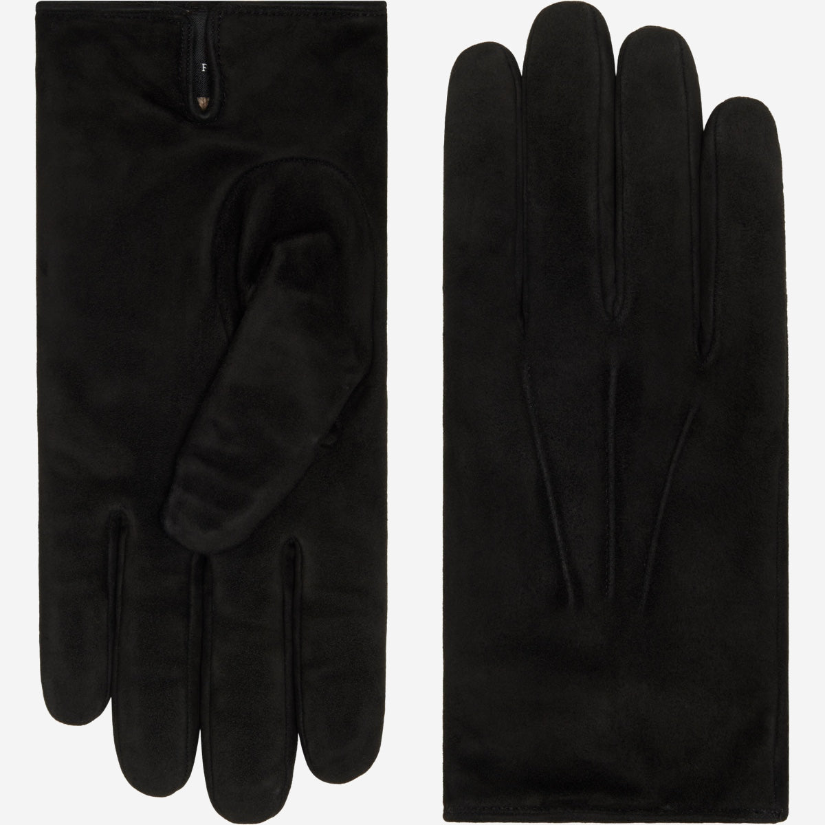 Angelo (black) - suede leather gloves with luxurious cashmere lining
 - Fratelli Orsini - Luxury Leather Gloves - Handmade in Italy - 1