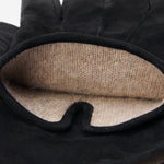 Angelo (black) - suede leather gloves with luxurious cashmere lining
 - Fratelli Orsini - Luxury Leather Gloves - Handmade in Italy - 5