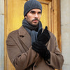 Angelo (black) - suede leather gloves with luxurious cashmere lining
 - Fratelli Orsini - Luxury Leather Gloves - Handmade in Italy - 7