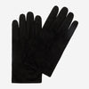 Angelo (schwarz) - Wildlederhandschuhe mit luxuriösem Kaschmirfutter