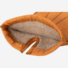 Antonio (brown) - Italian peccary leather gloves with cashmere lining - Fratelli Orsini - Luxury Leather Gloves - Handmade in Italy - 2